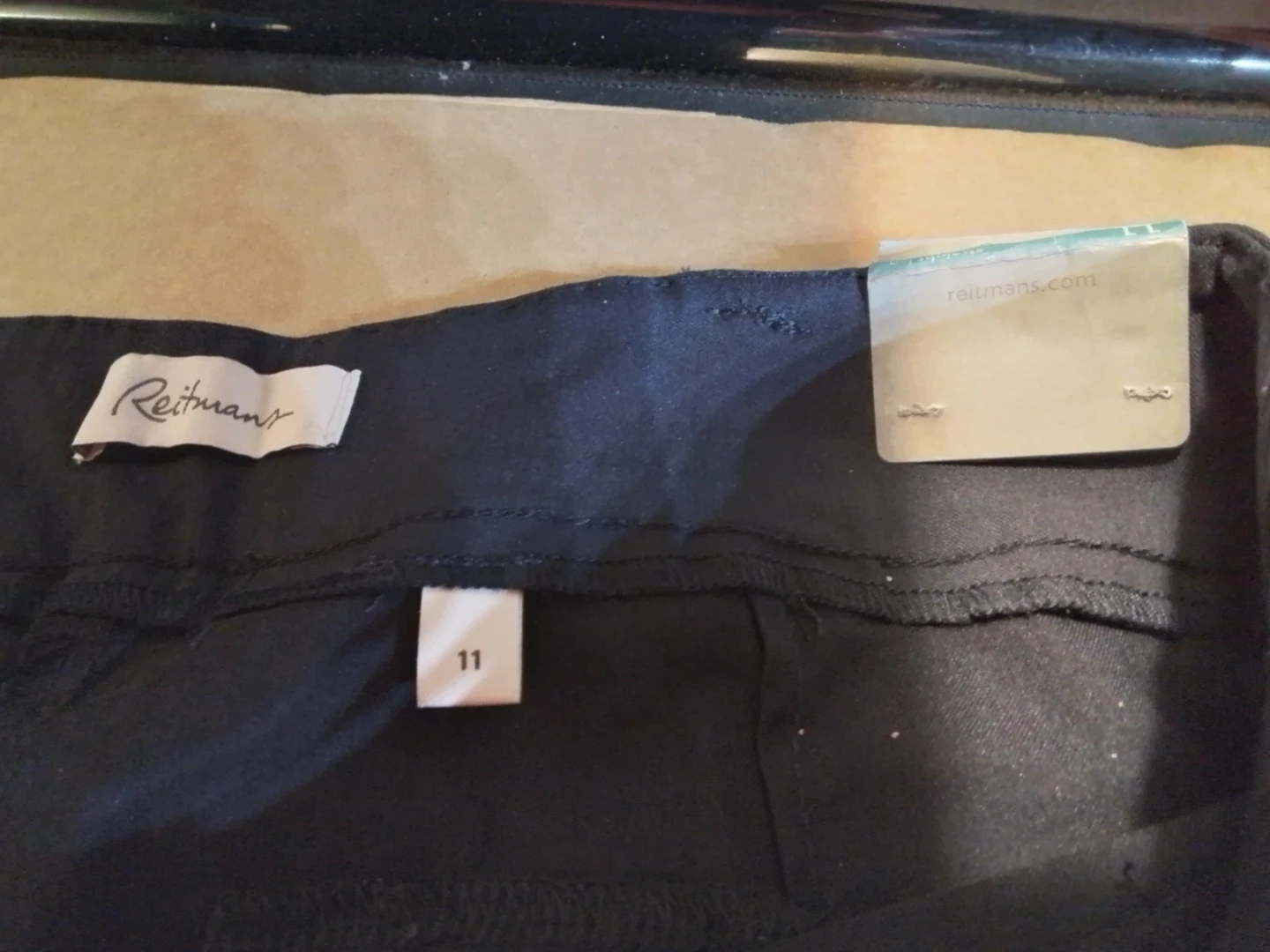 Reitmans Navy Blue Trousers - Size 11 - photo 4