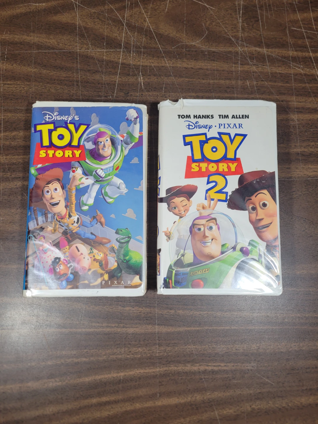 Disney Pixar Toy Story 1 & 2 VHS Tapes
