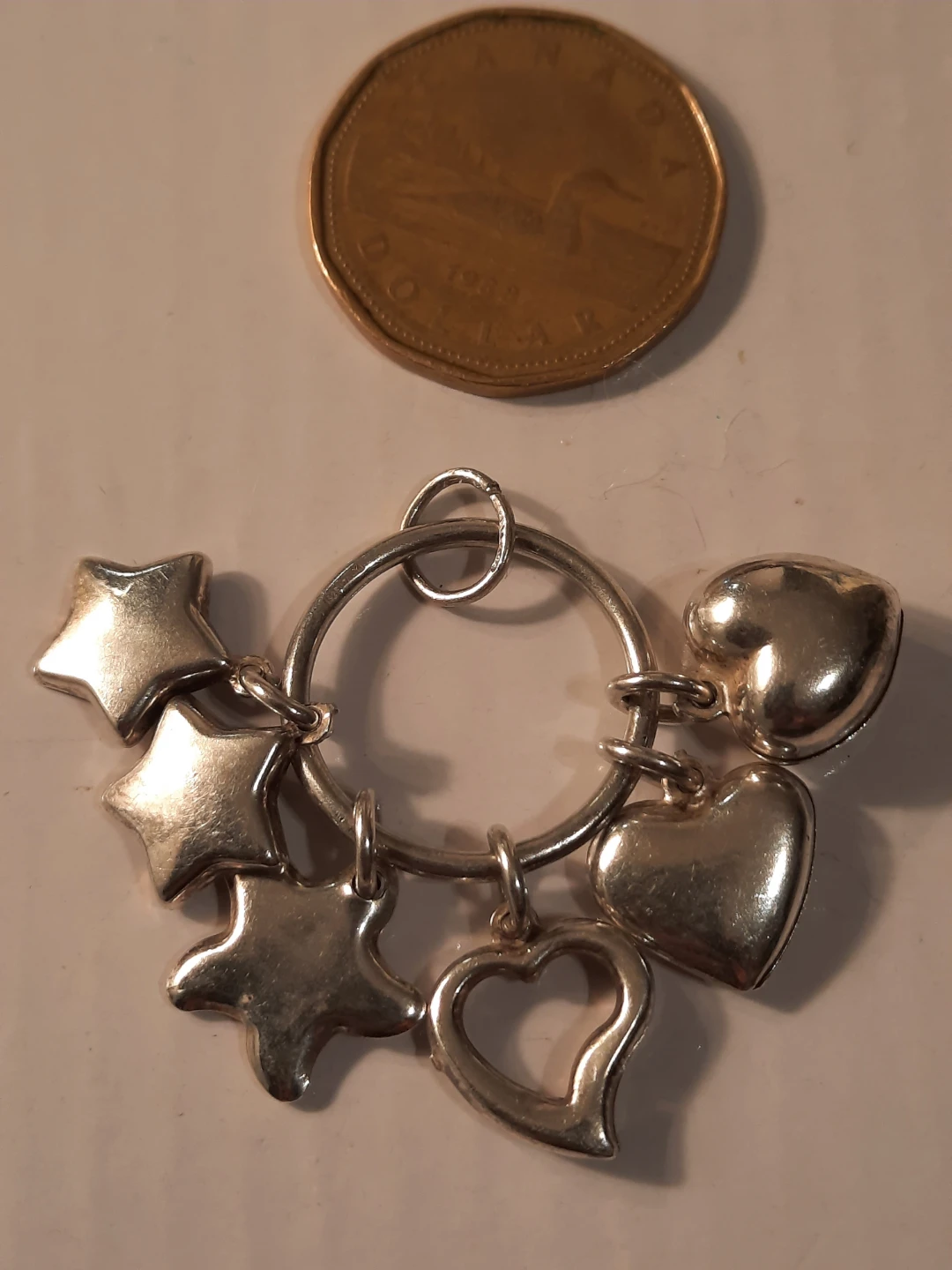 Sterling silver pendant with lots of charms - photo 2