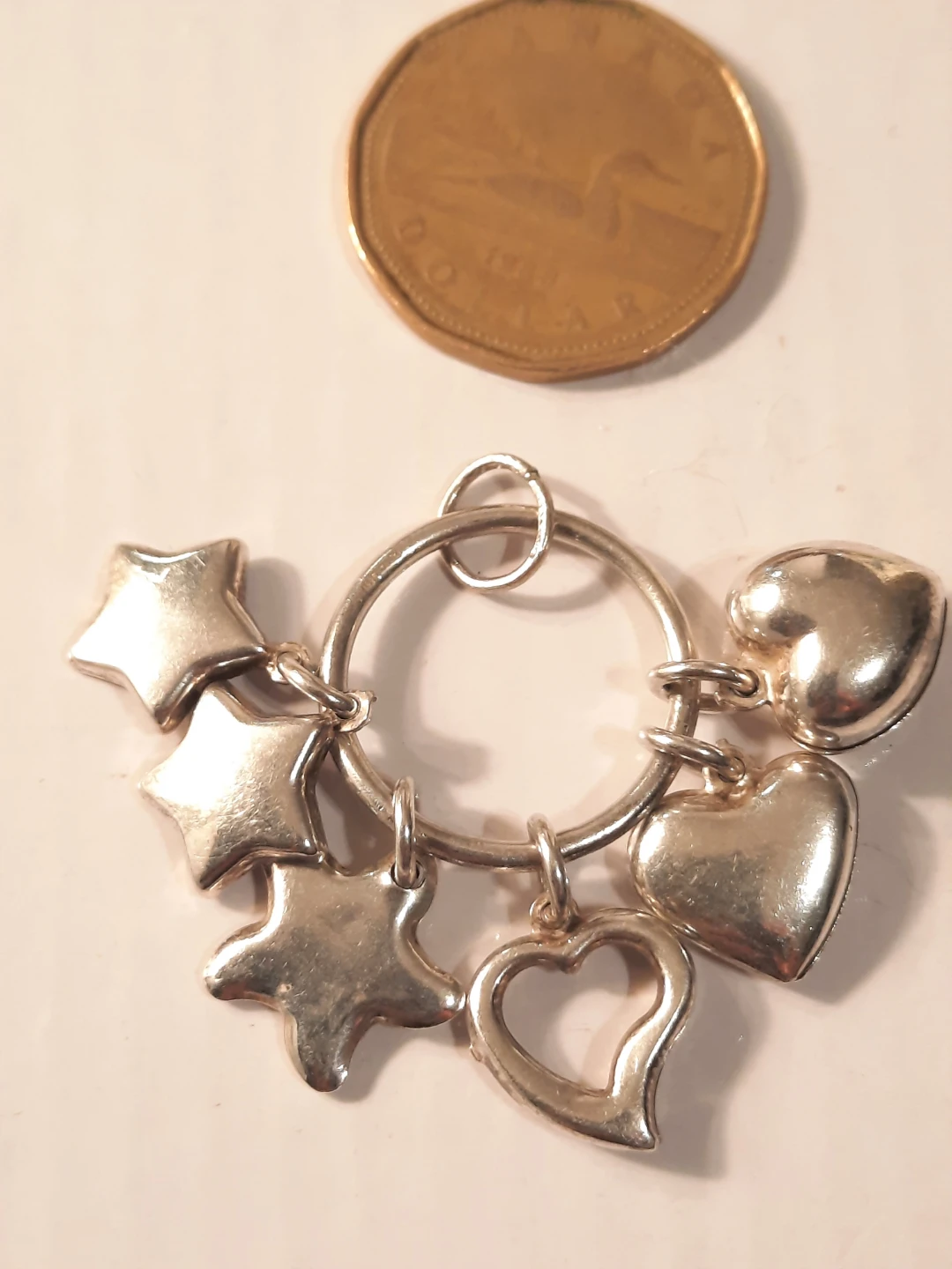 Sterling silver pendant with lots of charms - photo 3