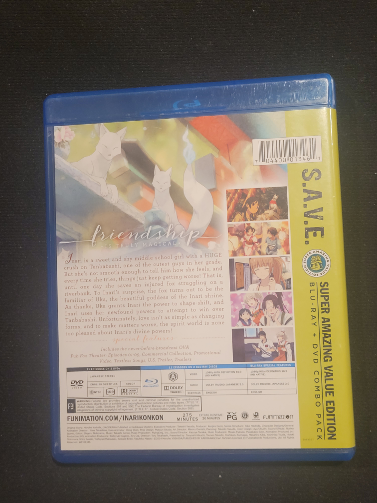 Inari Kon Kon: Blu-Ray + DVD Combo Pack - photo 2