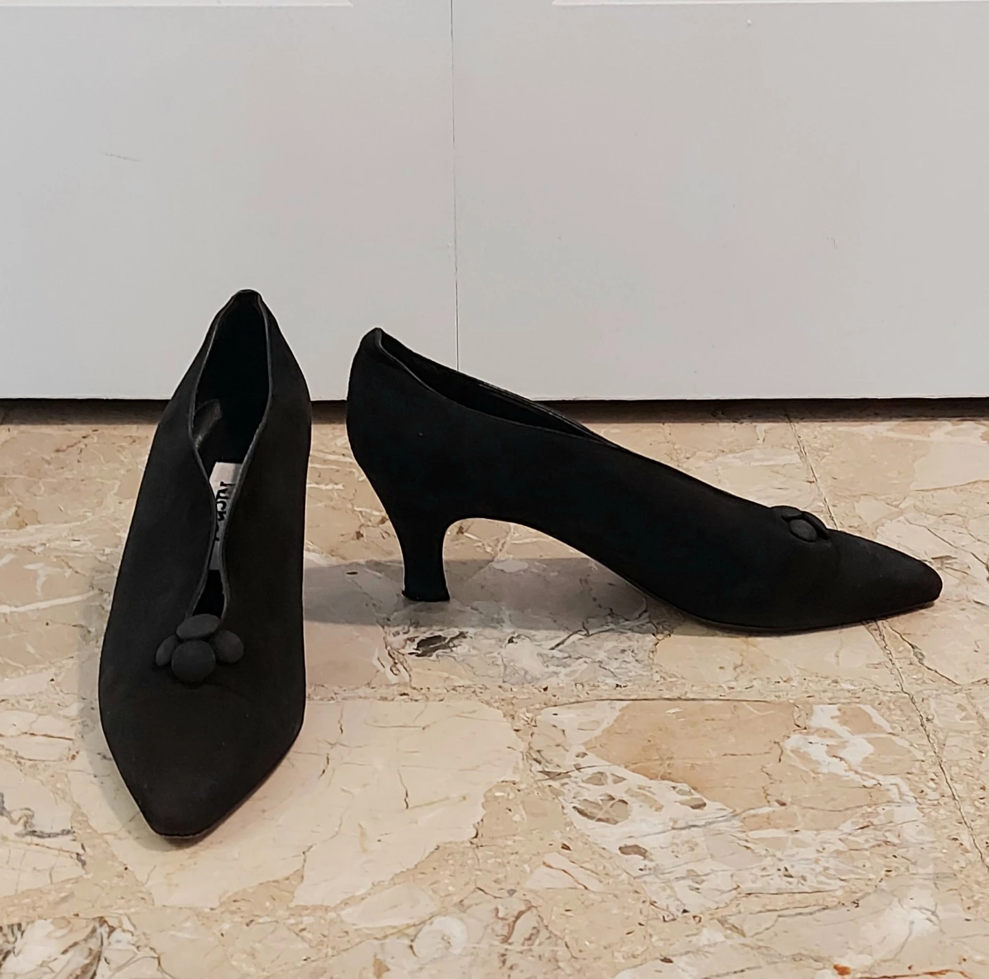 Nickels Black Suede Heels size 37 - photo 2
