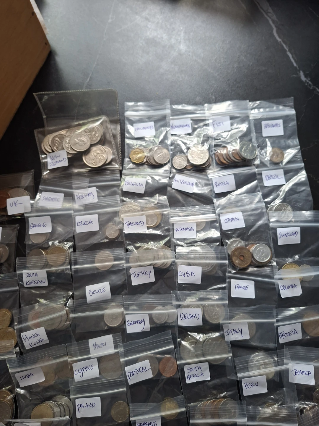 Assorted International Coins 65 different countries - photo 2