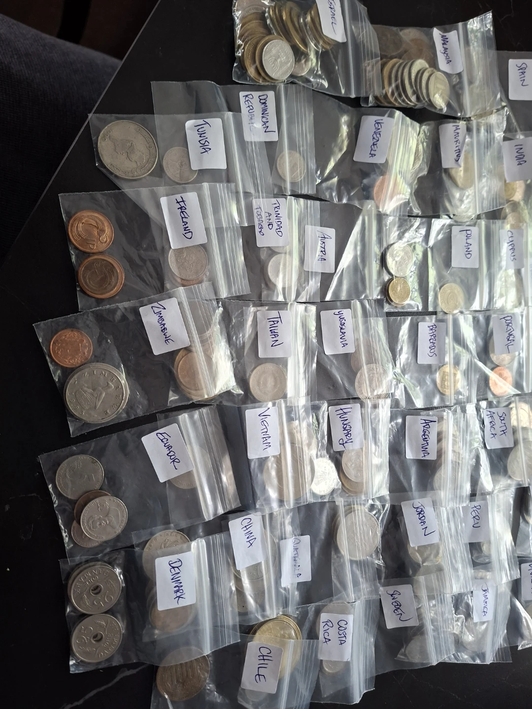 Assorted International Coins 65 different countries - photo 4