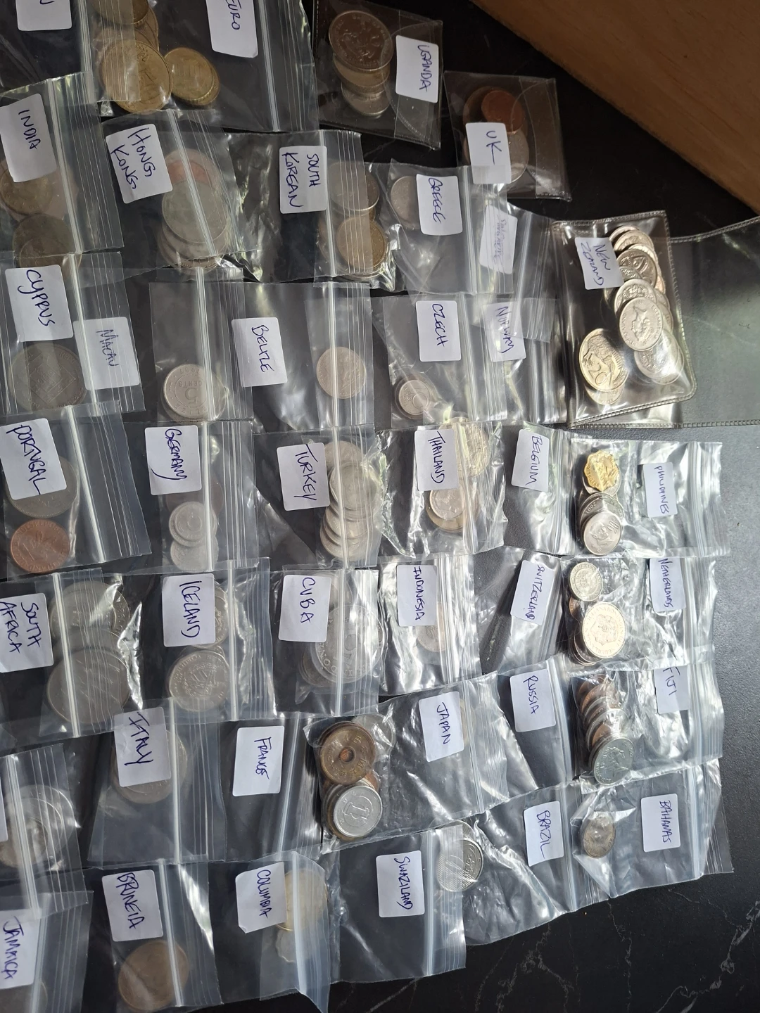 Assorted International Coins 65 different countries - photo 5