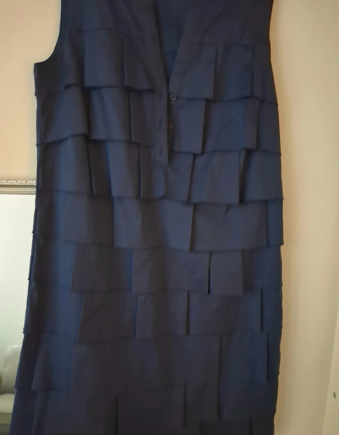 Chico's Navy Blue Tiered Sleeveless Dress - photo 2
