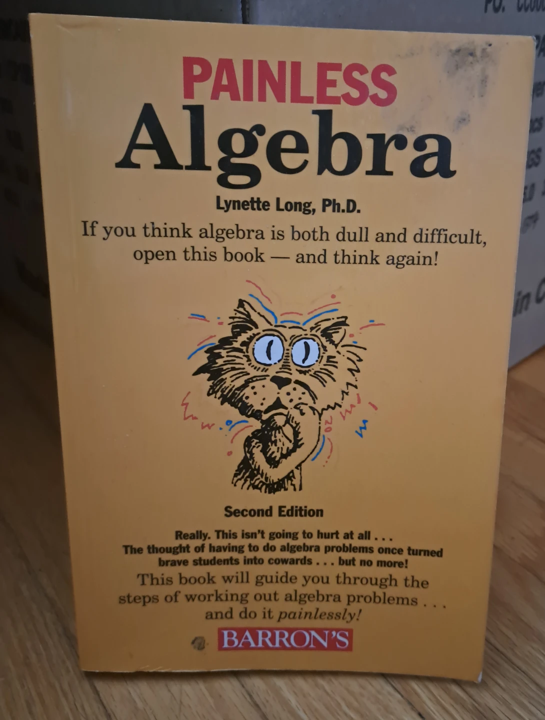 Barron's Painless Algebra Second Edition Book