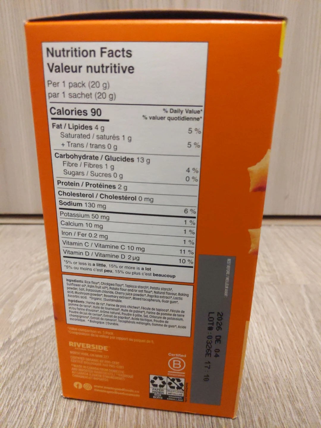 NEW Made Good Organic Puffed Crackers 300g 15 Snack Packs - photo 4