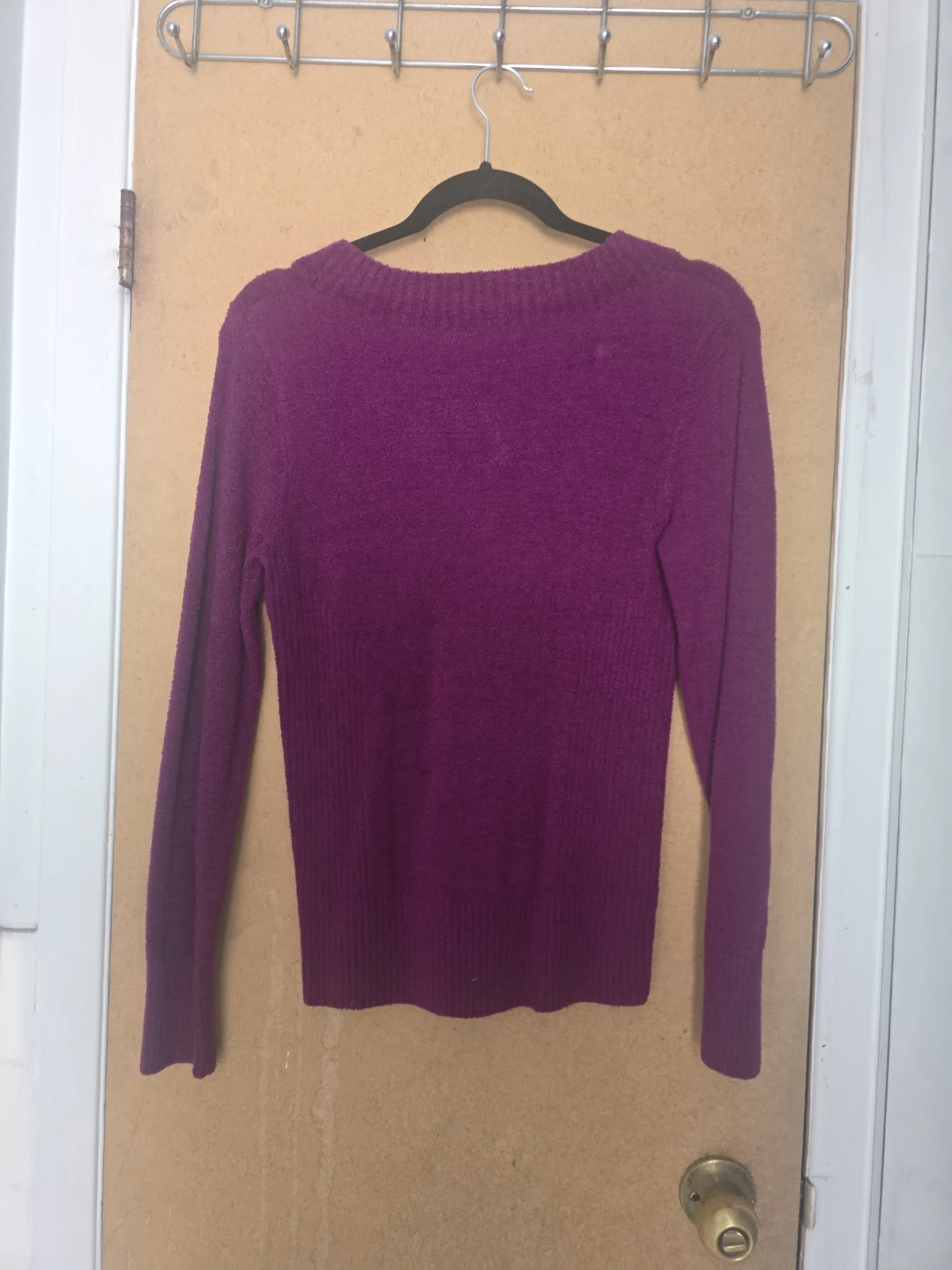 Dalia Purple V-Neck Sweater - photo 2