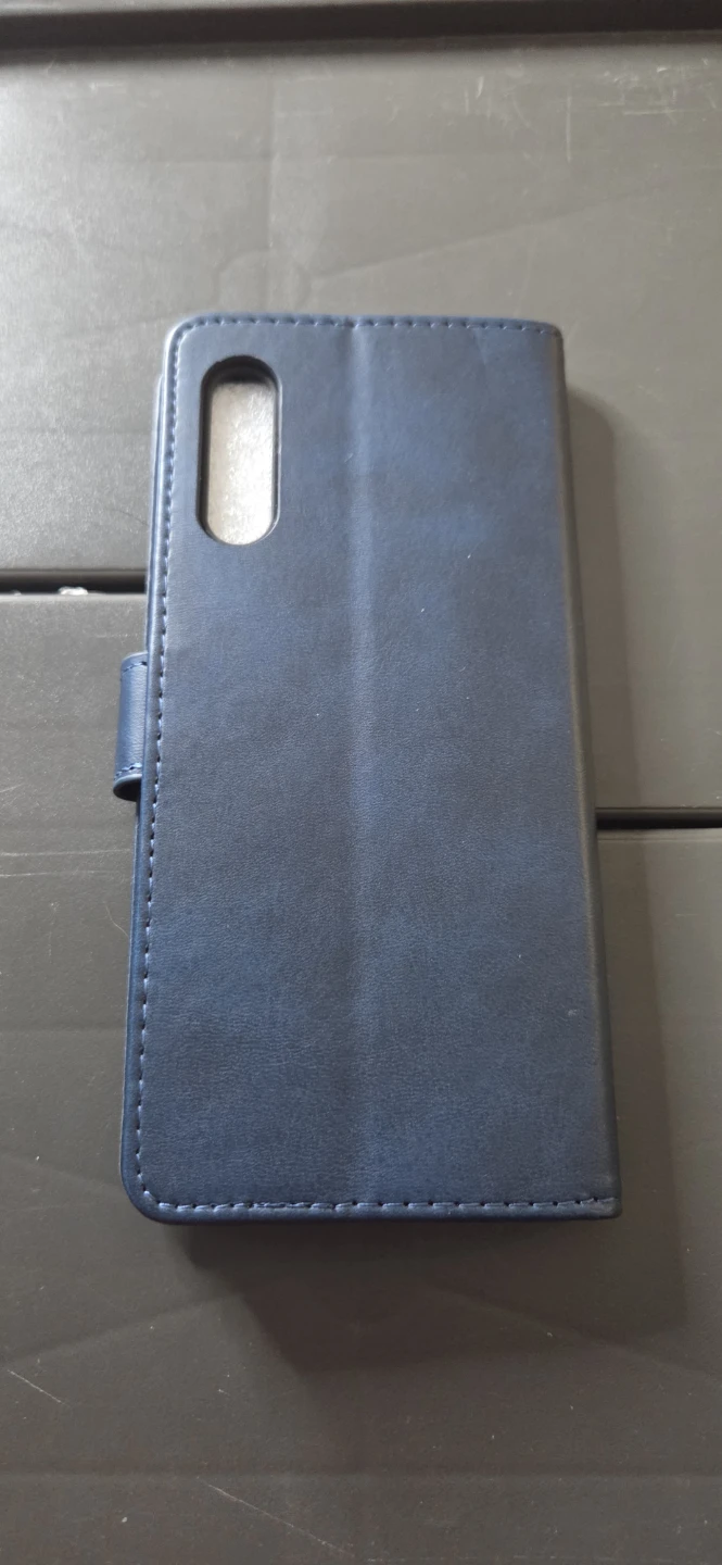 Blue Faux Leather Wallet Phone Case - photo 2