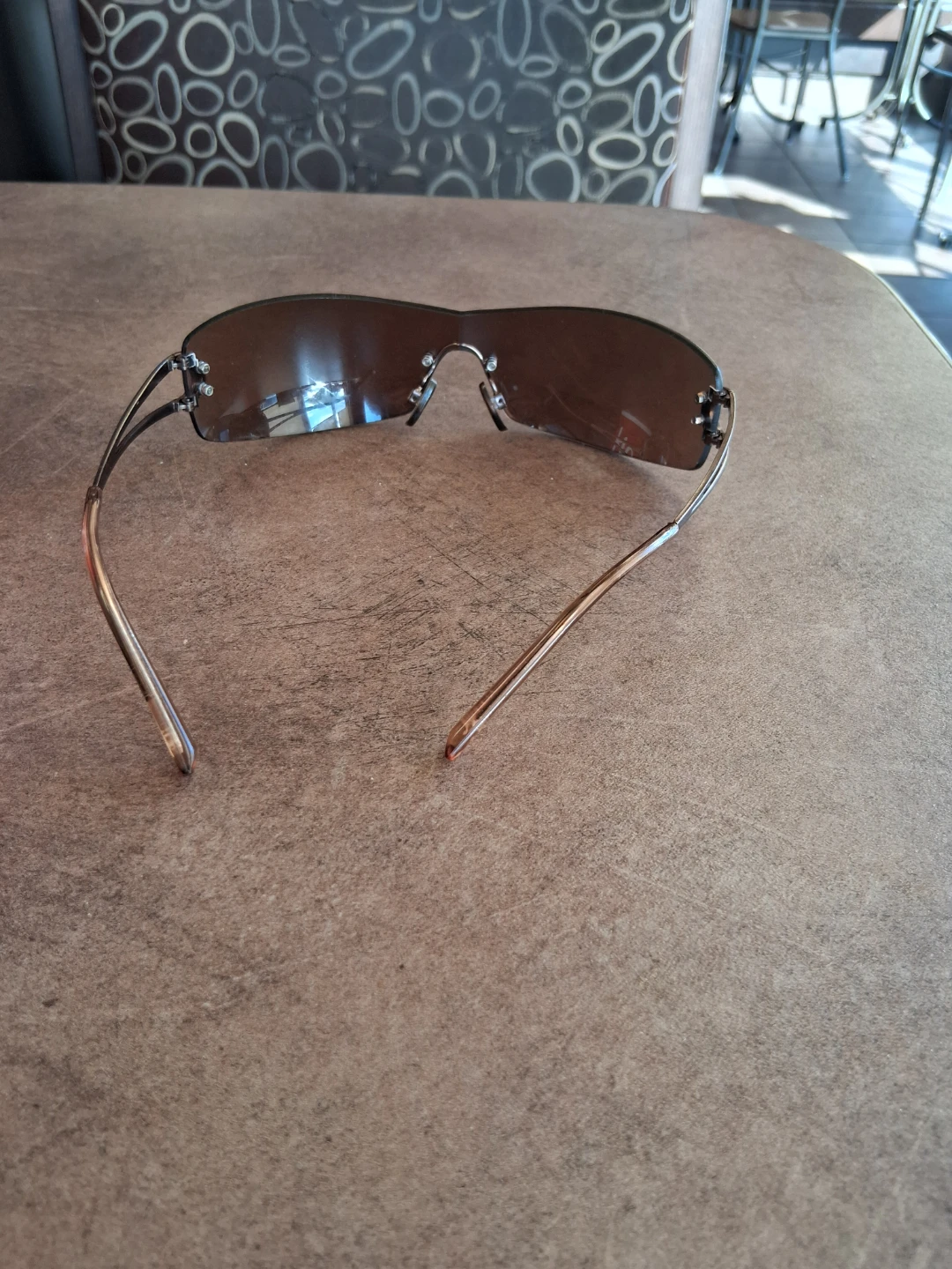 Brown Rimless Sunglasses - photo 3