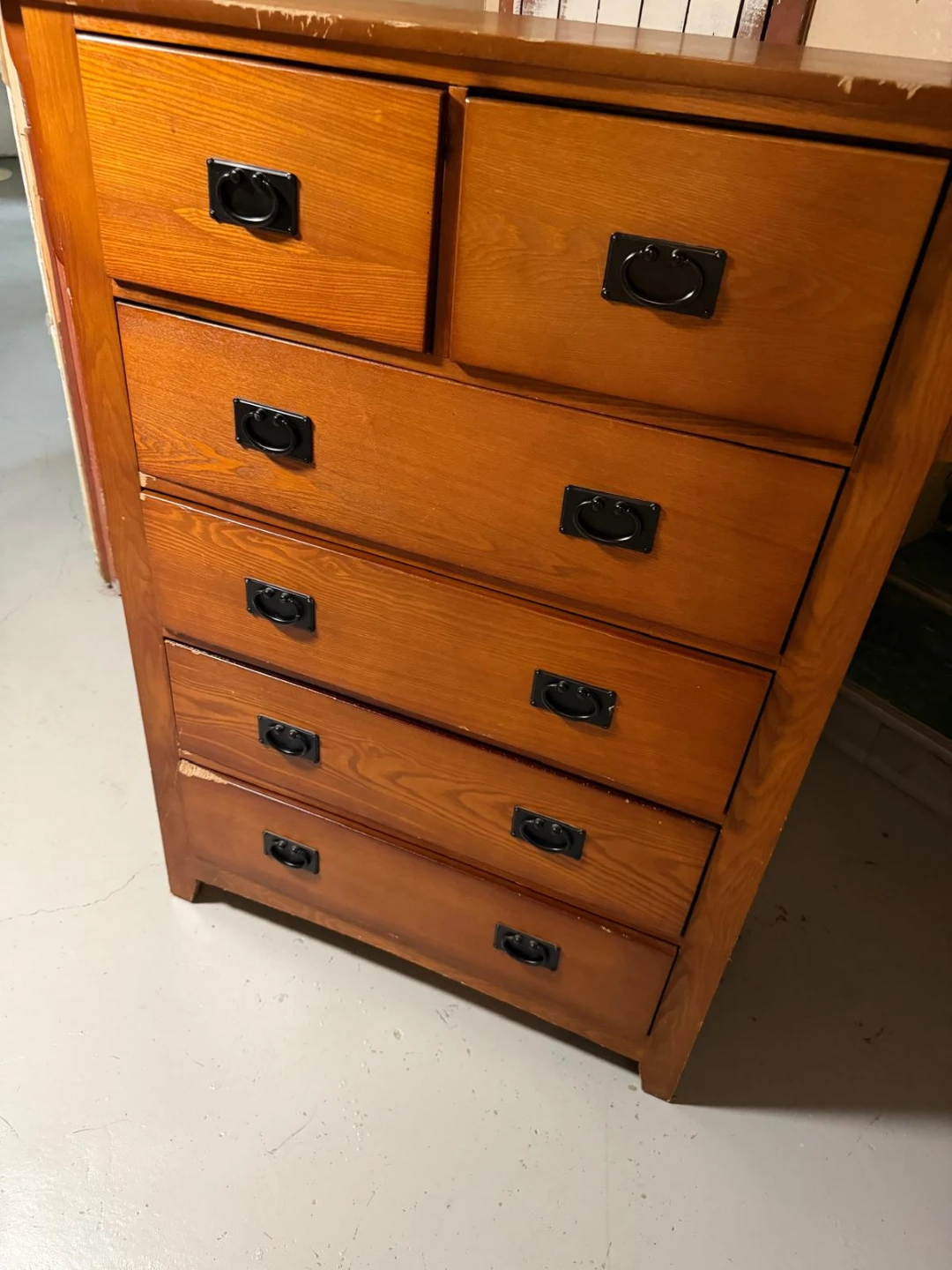 Wooden Dresser with Cabinets and Drawers - photo 3