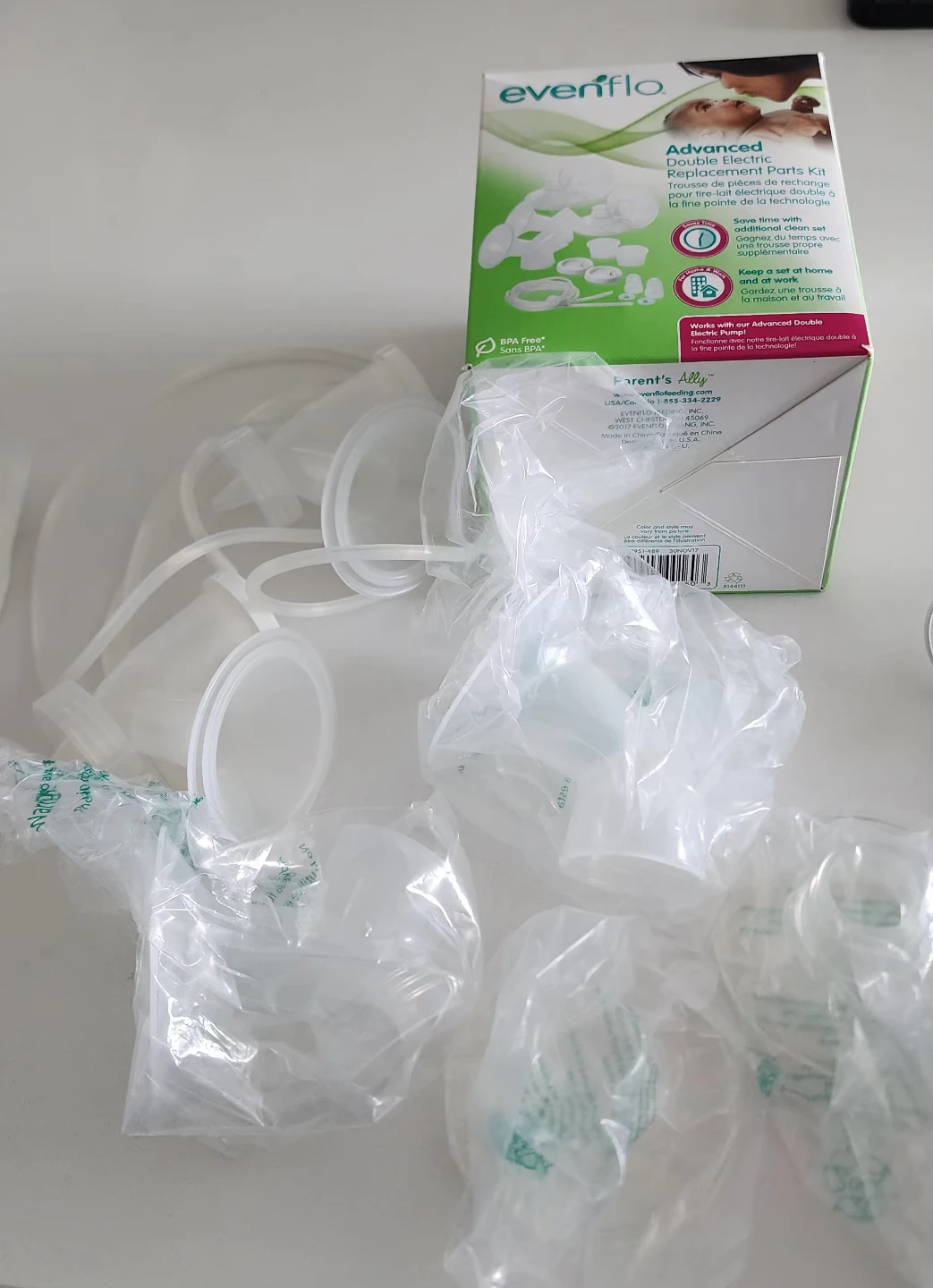 Double Electric Breast Pump + Parts Kit + 5 Micro Steam Bags - photo 5