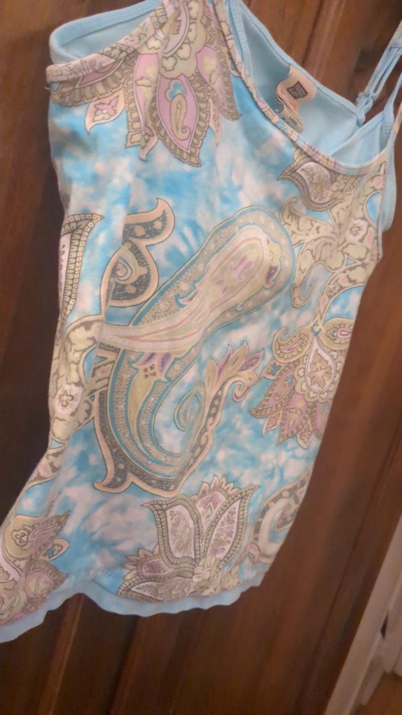 Faded Glory Women's Paisley Tank Top - Size M - photo 3