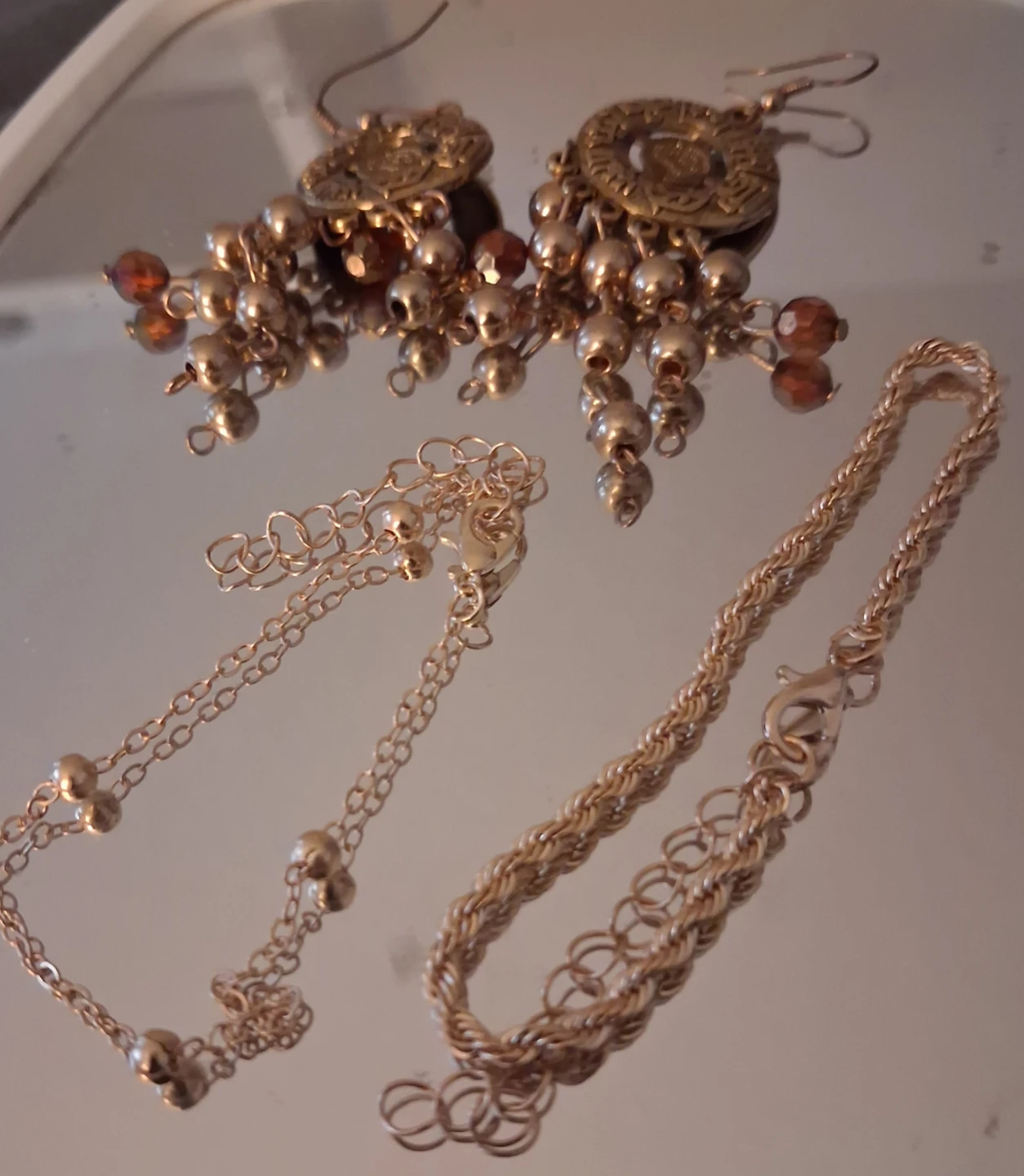Boho Dangle Earrings & Bracelet Set - photo 3