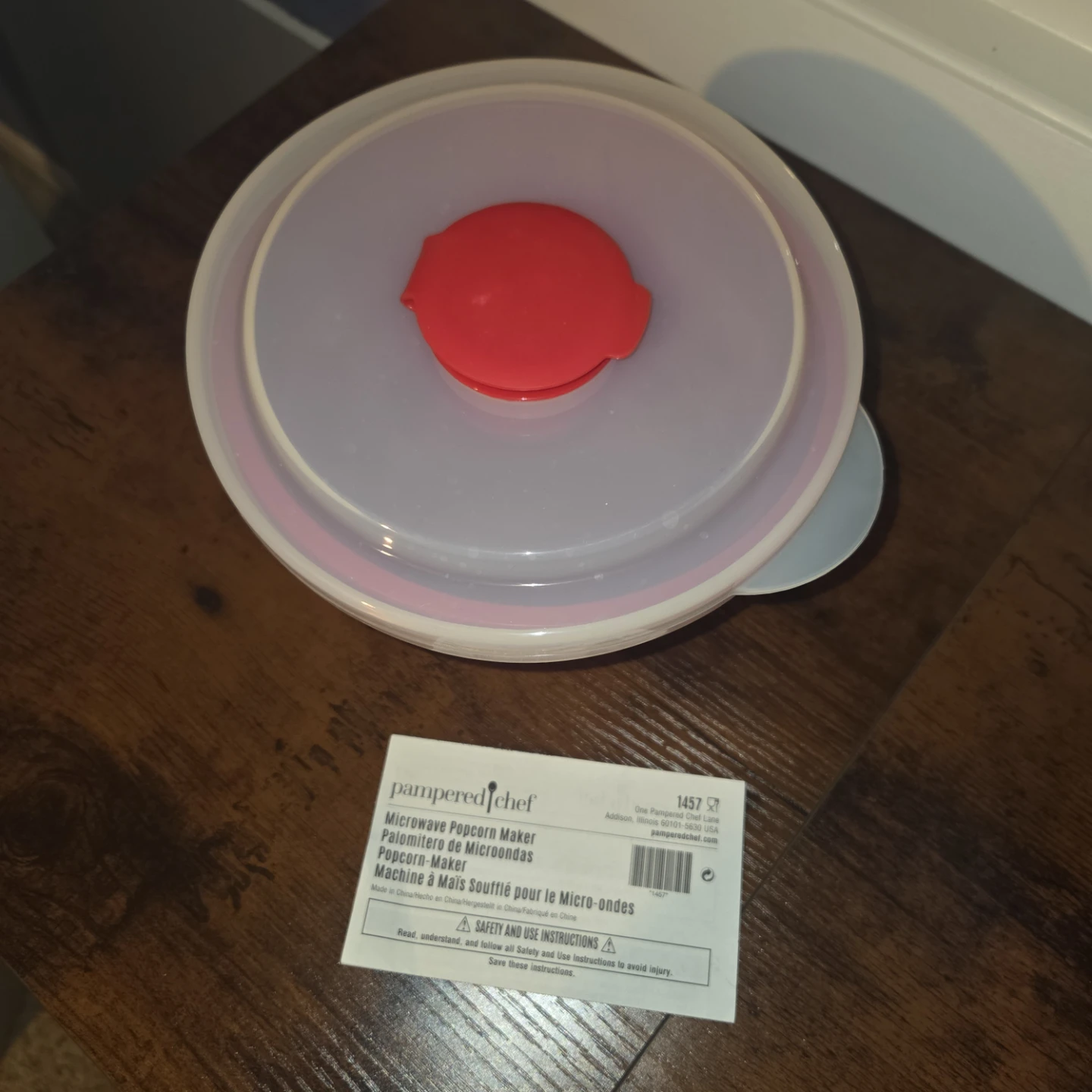 New Pampered Chef Microwave Popcorn Maker - photo 2