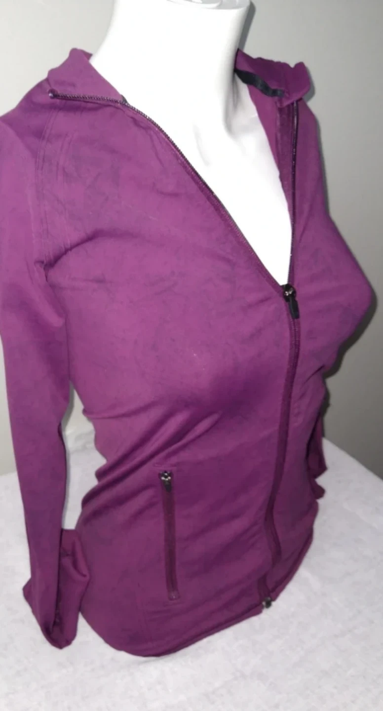 Lululemon Define Burgundy Athletic Jacket Size Small (2) - photo 3