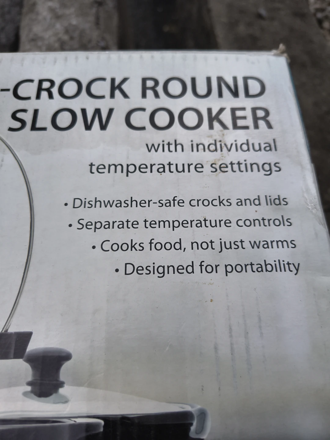 Farberware 3-crock round slow cooker brand new in box - photo 2