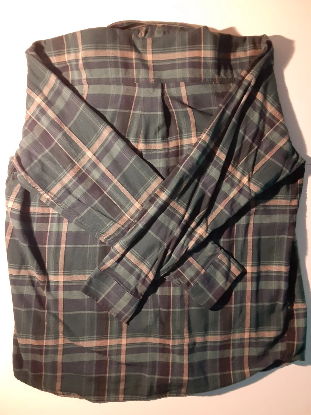 Plaid Flannel Long Sleeve Shirt | Dickies - 99% Cotton - S: X/L - photo 5