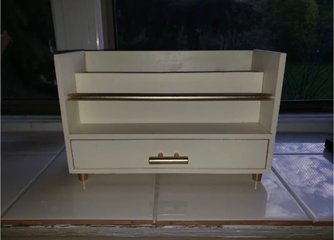 Wooden Letter Sorter/Organizer with Drawer