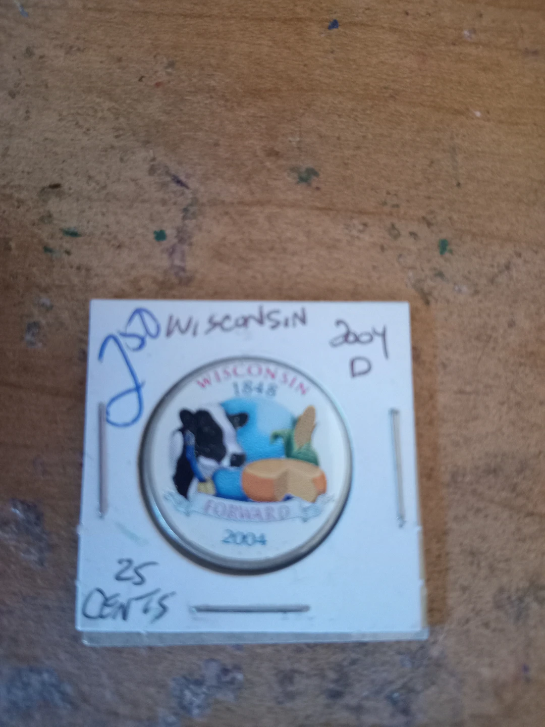 WISCONSIN 2004 D AMERICAN STATE QUARTER