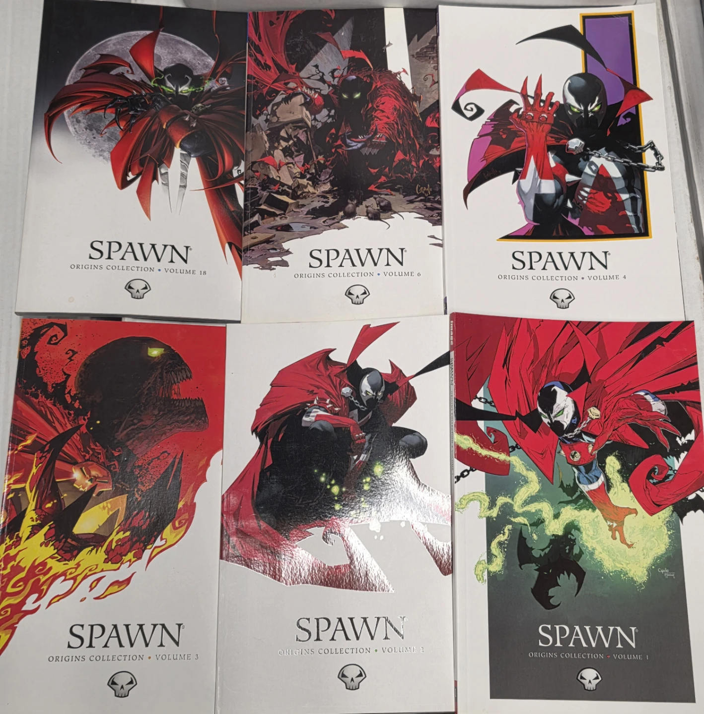 Spawn Origins Collection Volumes 1, 2, 3, 4, 6, 18