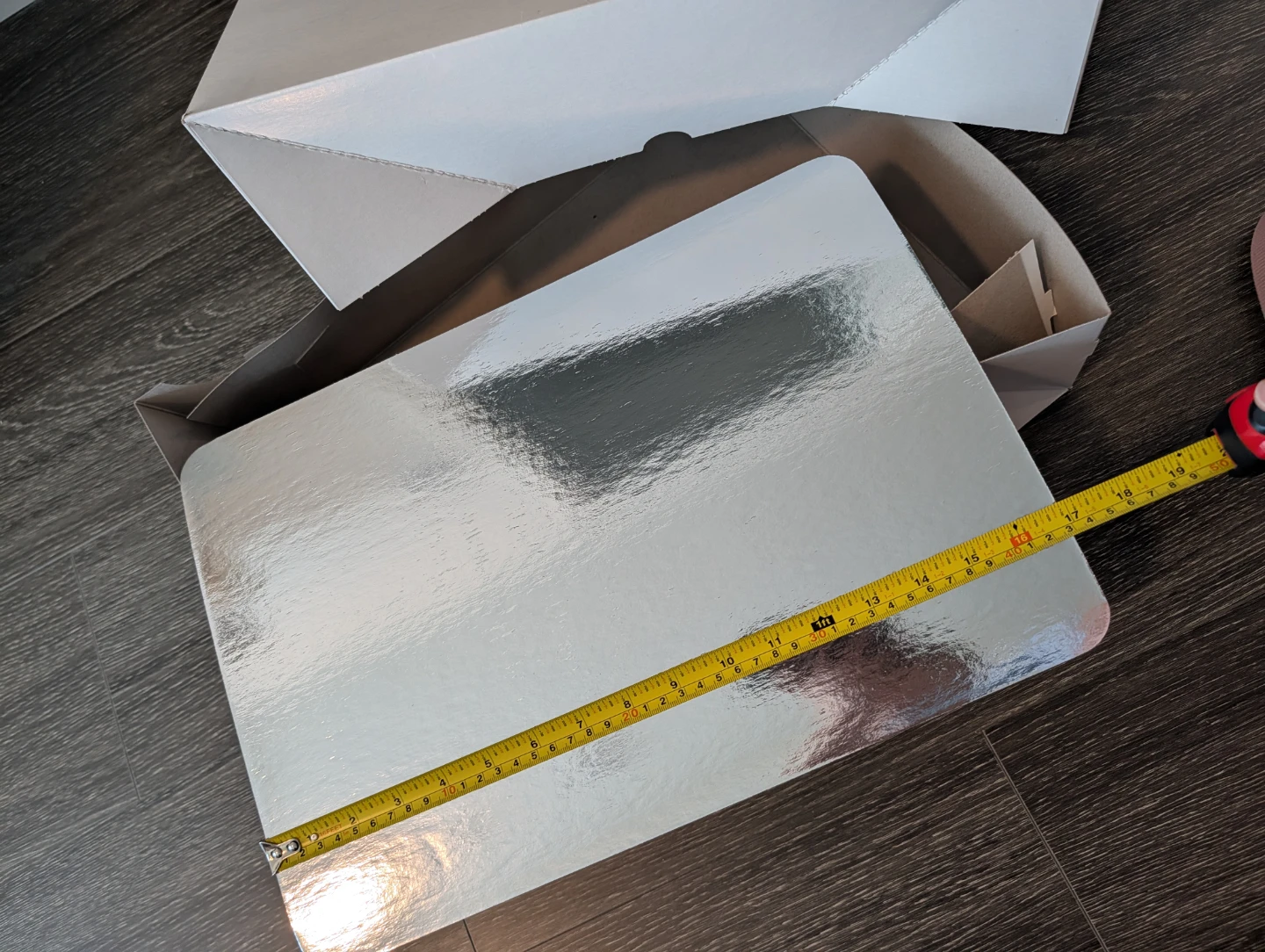 12 Large Cake Boxes with Silver Cake Boards - photo 2
