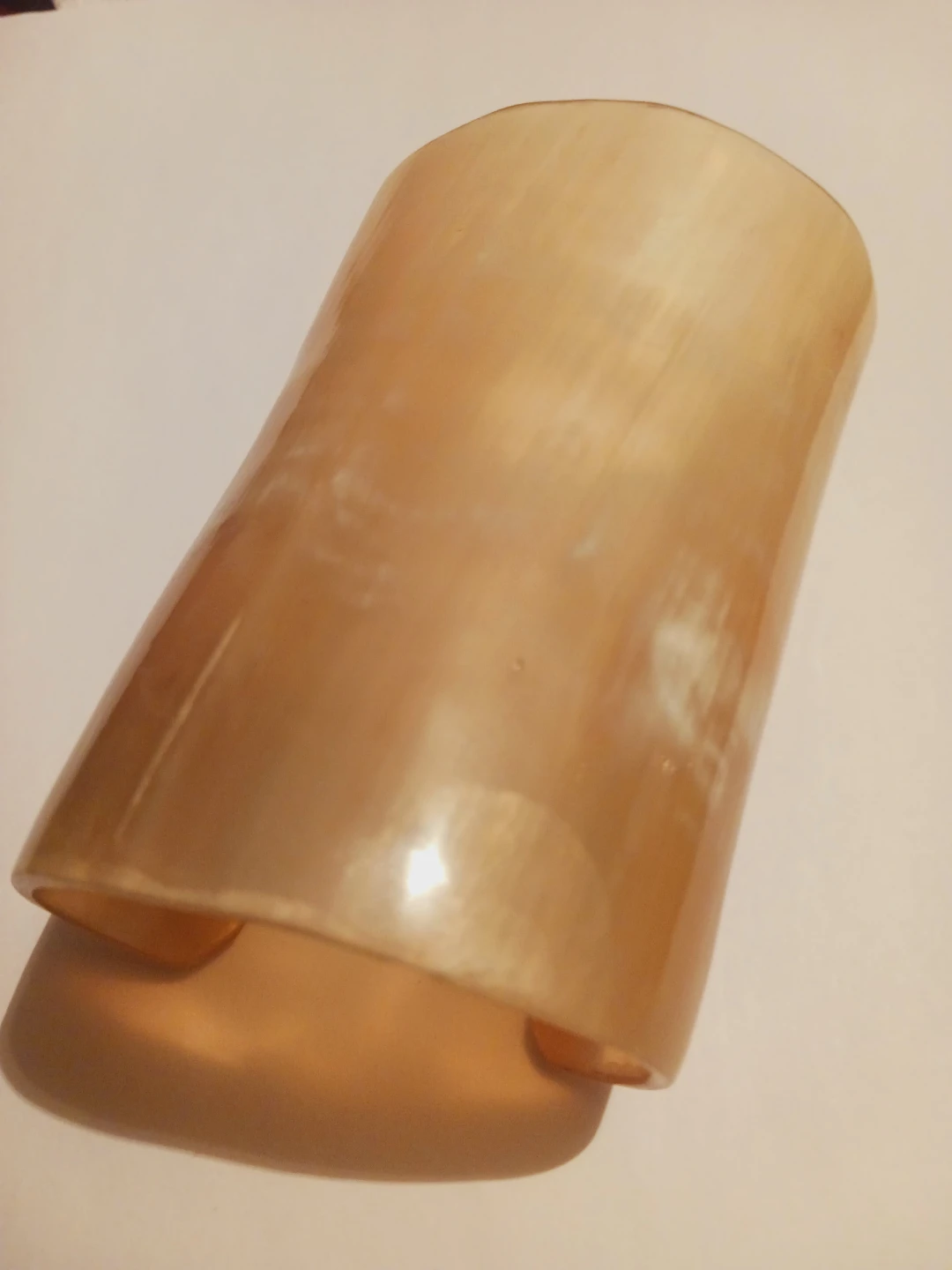 AFRICAN UNIQUE HORN WIDE CUFF BRACELET/ ARMLET
