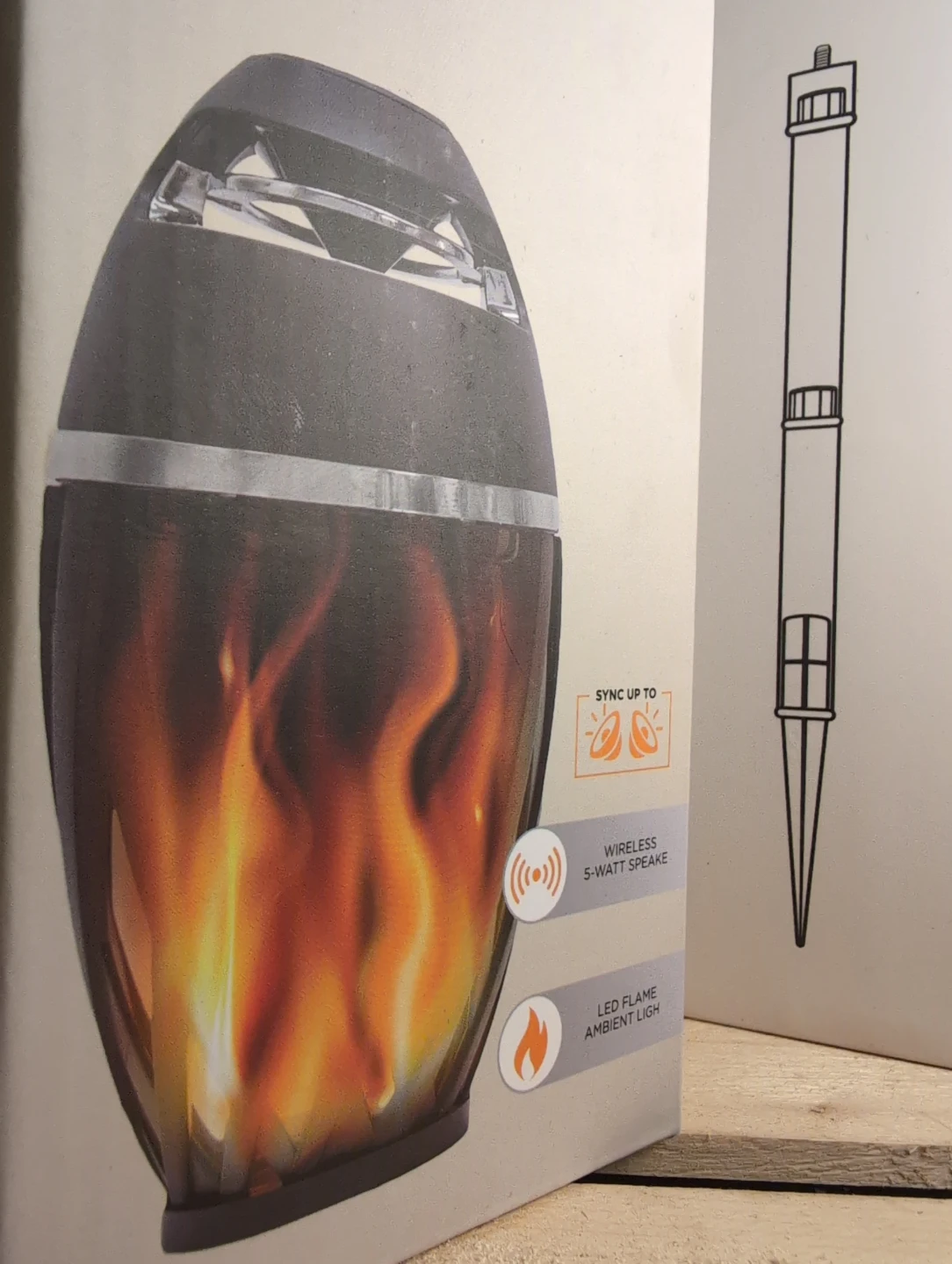 Wireless 🛜 Flame 🔥 Atmosphere Speaker 🔊 - photo 2