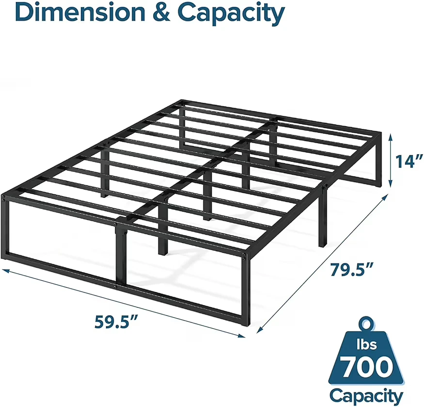 Queen Size Metal Bed Frame - photo 2