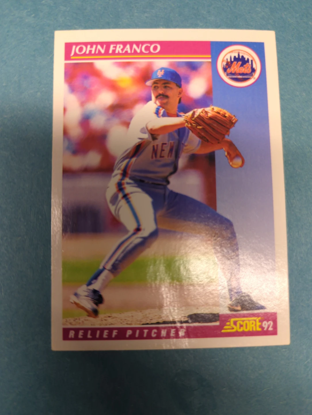 1992 Score John Franco Baseball Card ⚽