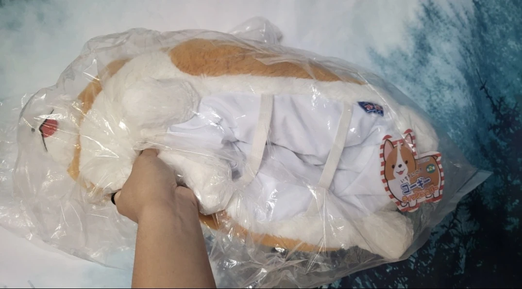 Amuse Ichini Corgi Tissue Box Plushie - photo 3