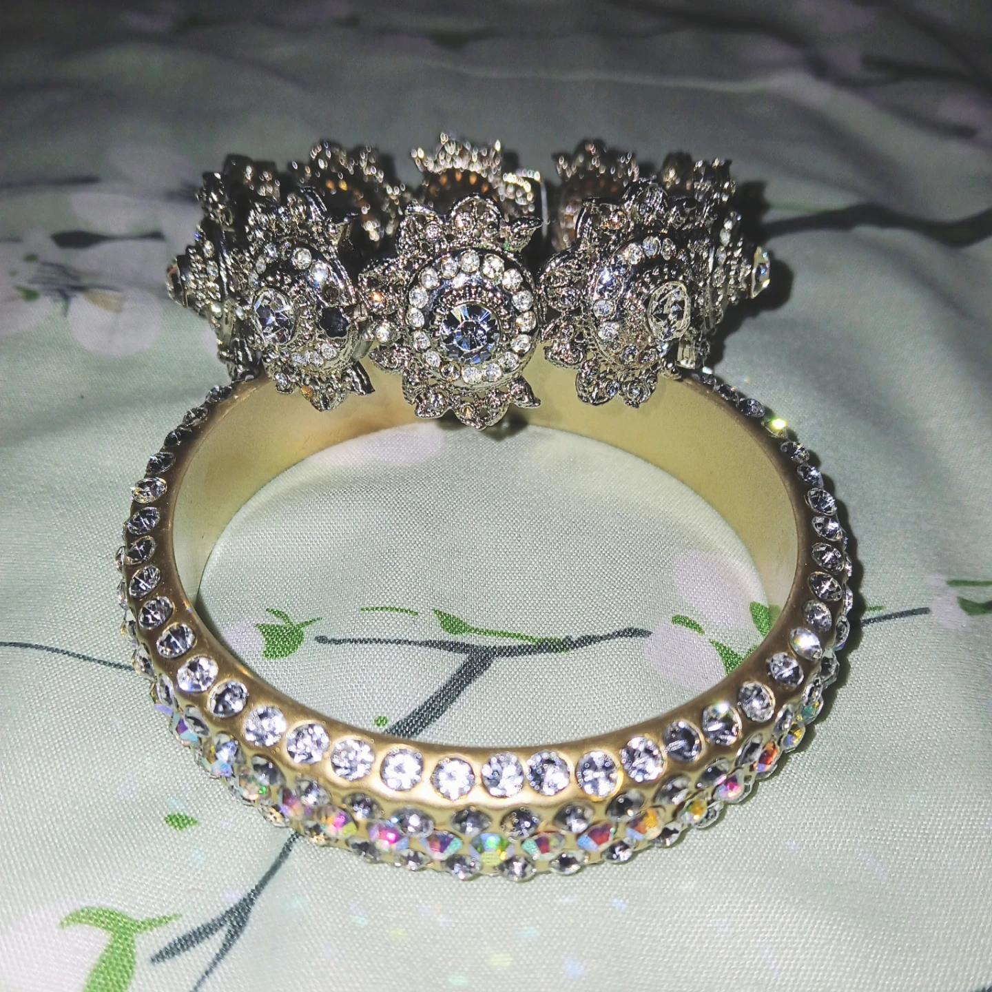 Rhinestone Bangle Bracelets ⚽
