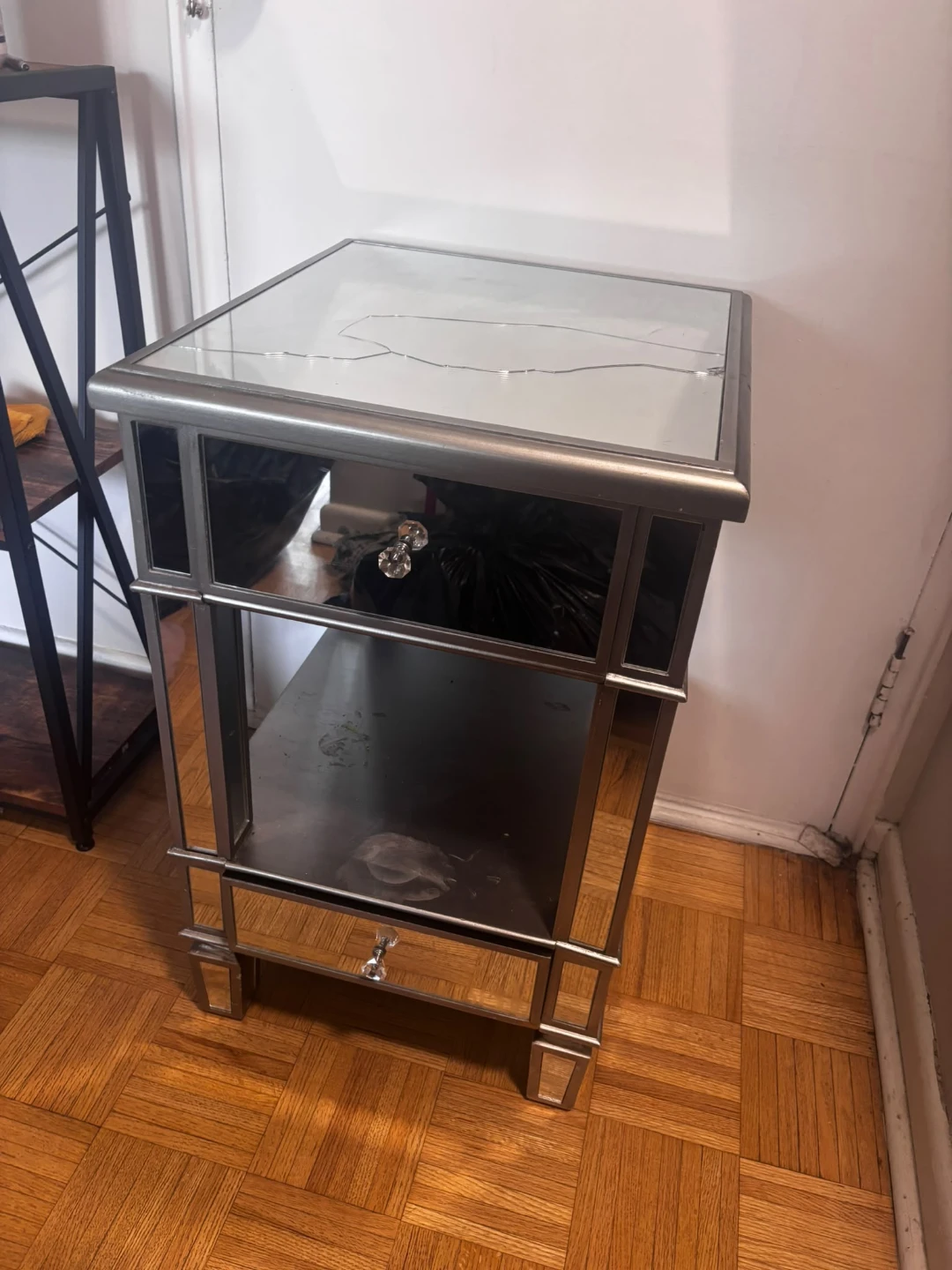 Mirrored Accent Table