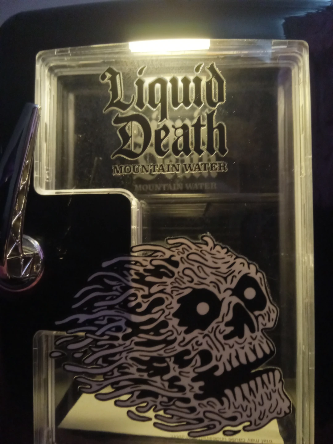 New!!! Liquid Death Mountain Water Mini Fridge - photo 5