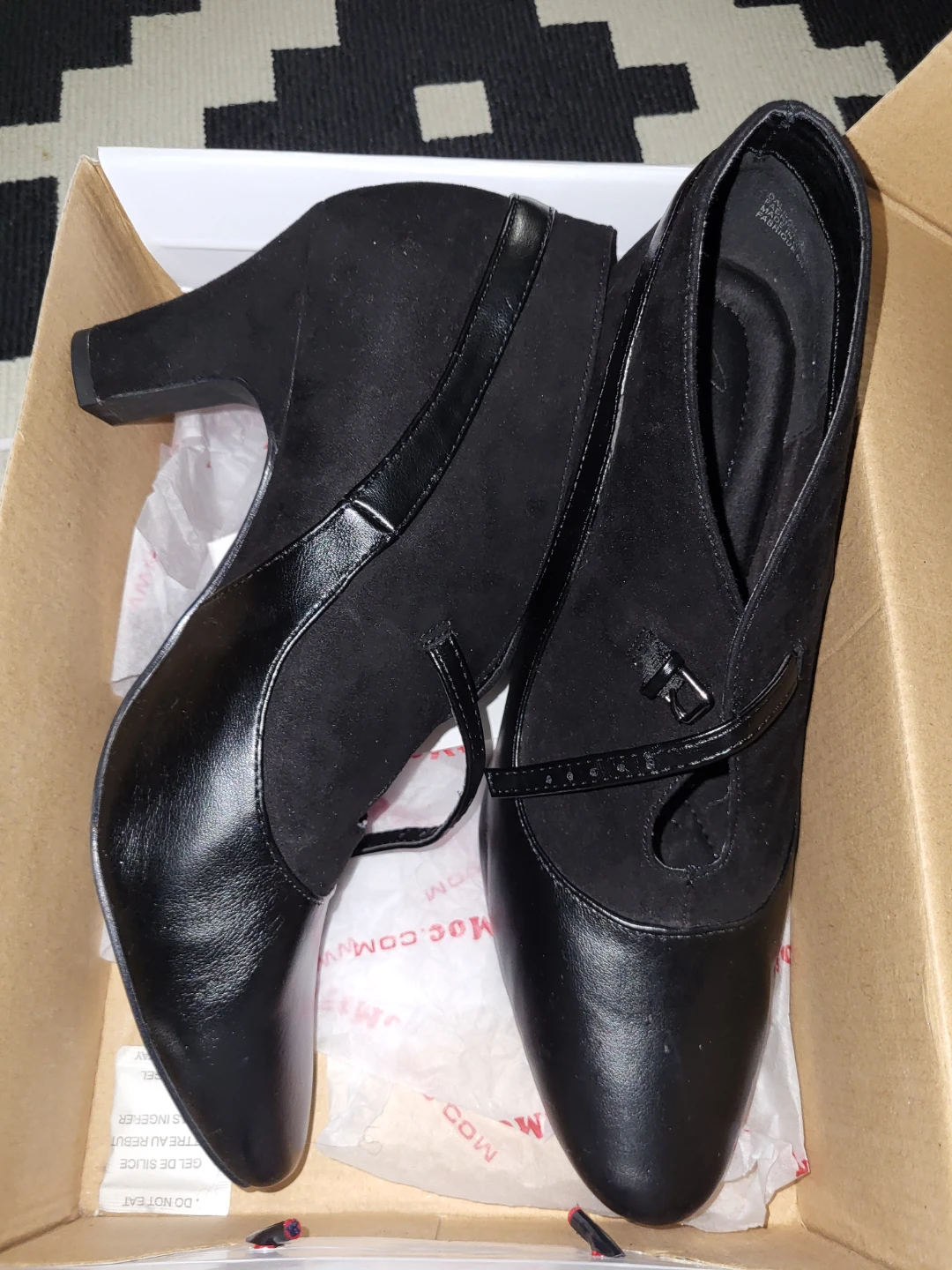⚽️ SoftMoc Dalilah Black Women's Heels - Size 8.5 - photo 2