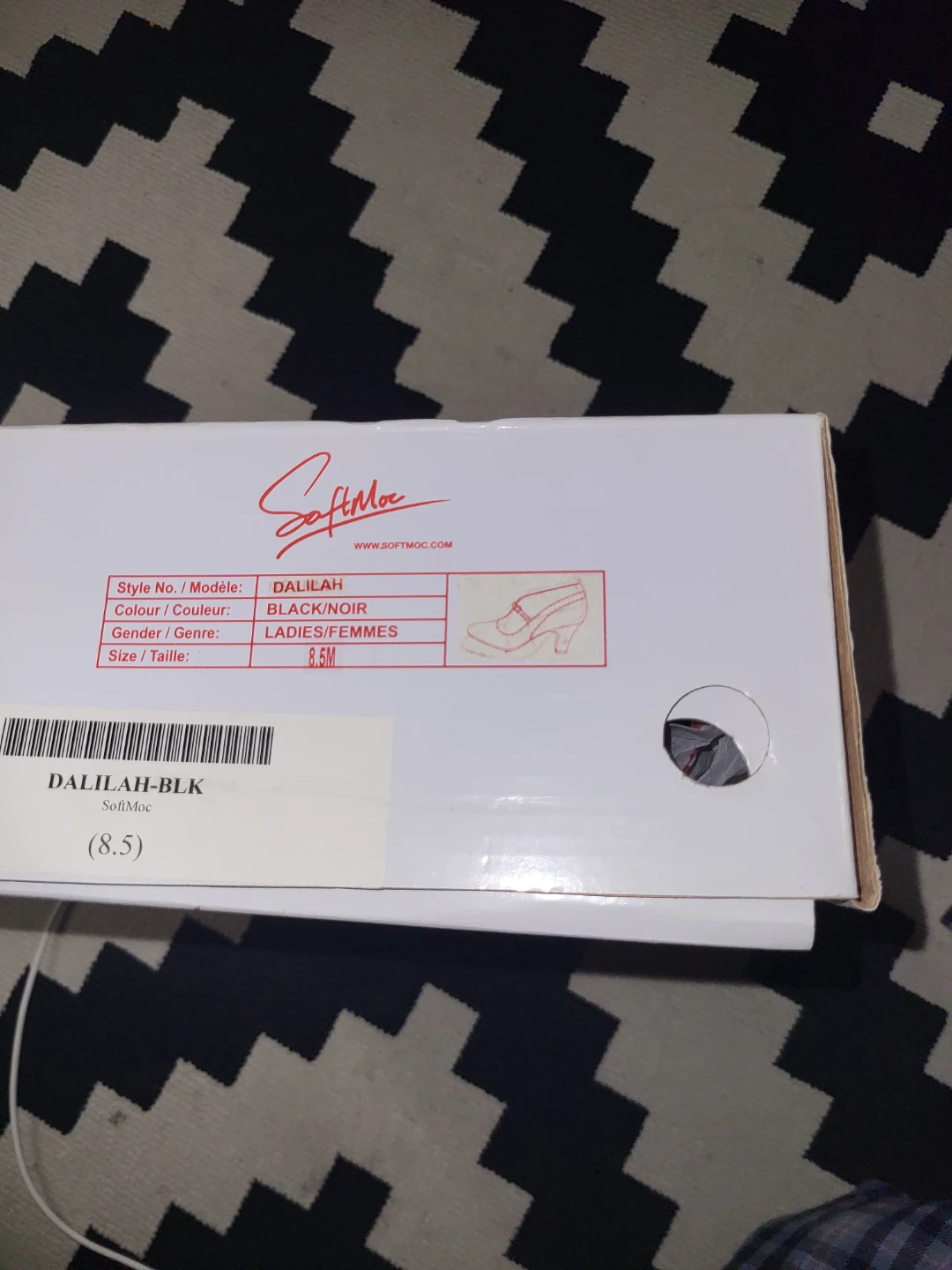 ⚽️ SoftMoc Dalilah Black Women's Heels - Size 8.5 - photo 3