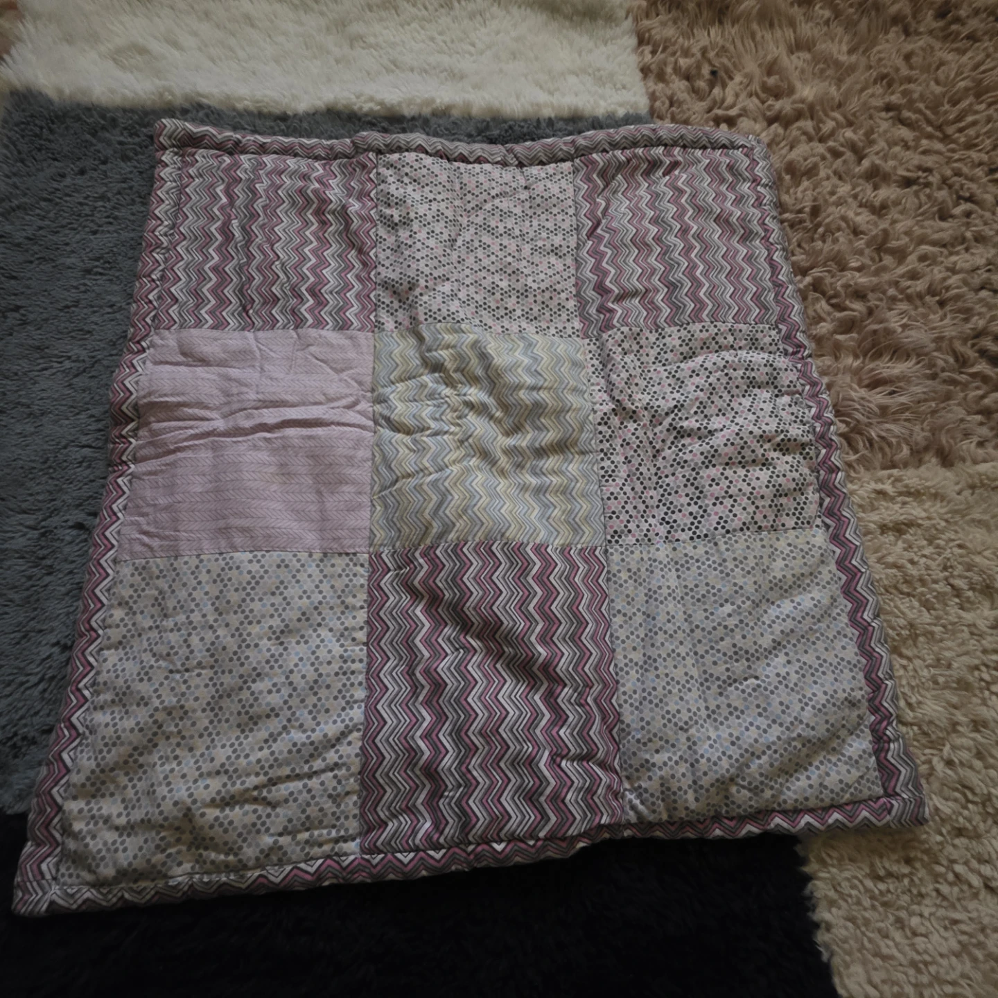 Patchwork Quilted baby Blanket