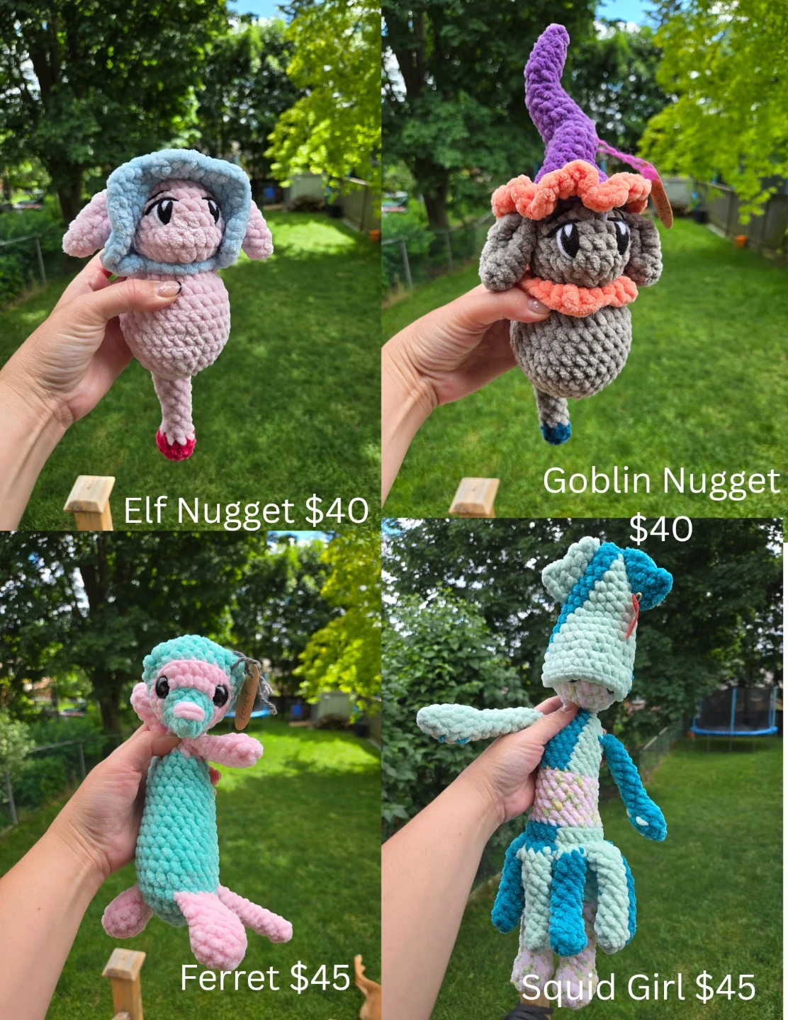 Handmade Crochet Plushies