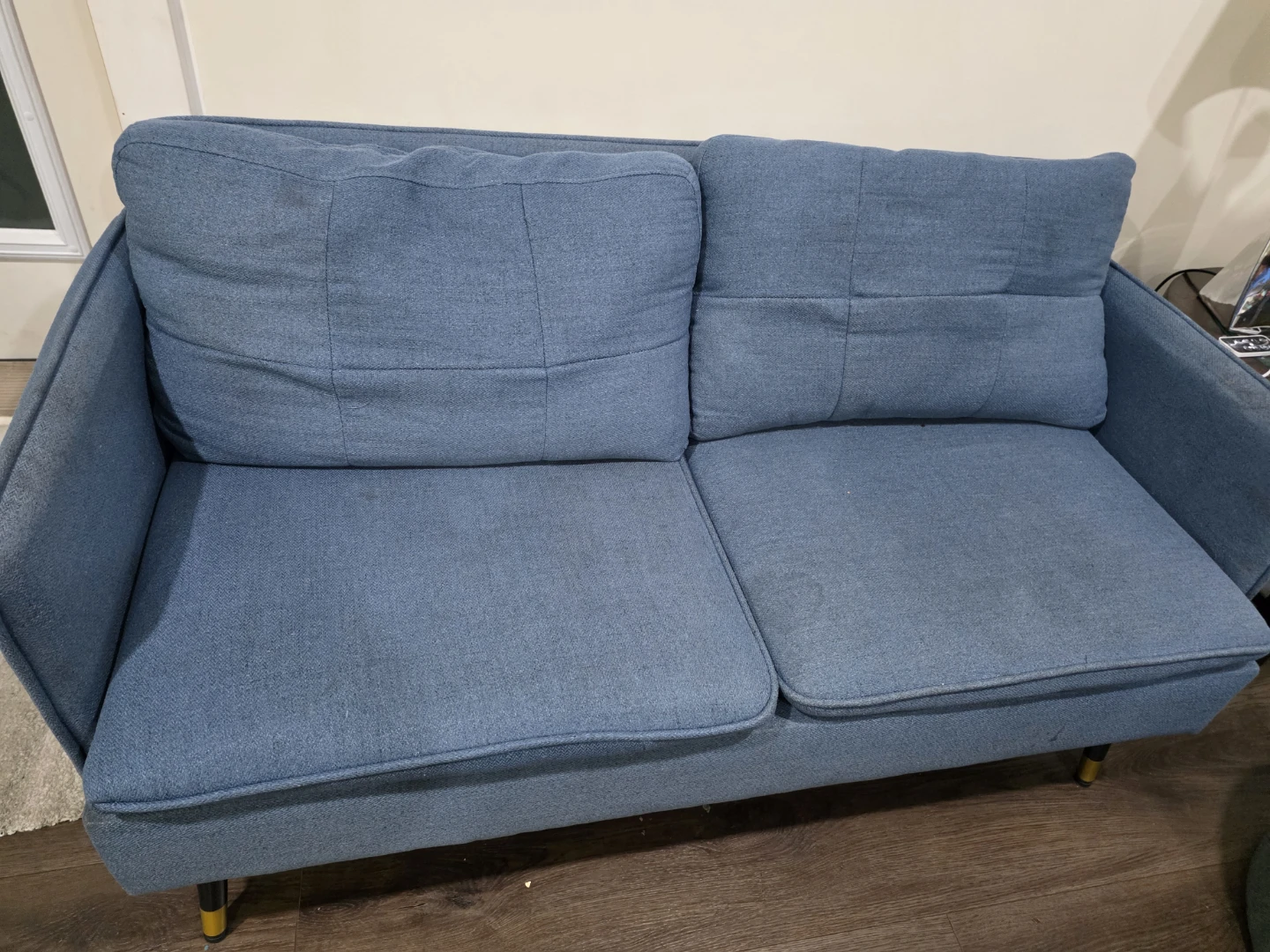 Homcom 55" Loveseat Sofa - Linen Upholstered - photo 2