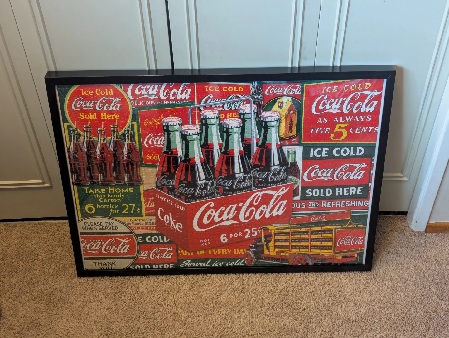 Coca-Cola Framed Puzzle