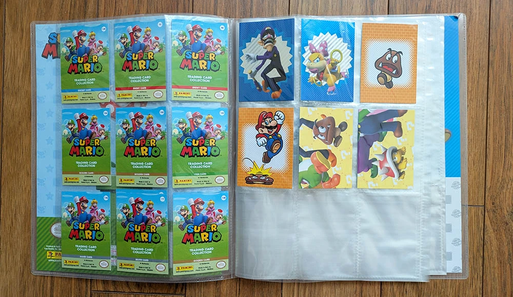 Super Mario Collector Cards and Album - EXCELLENT CONDITION - photo 2