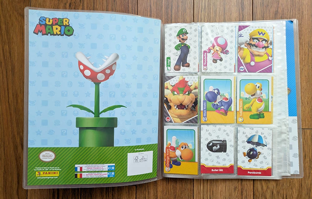 Super Mario Collector Cards and Album - EXCELLENT CONDITION - photo 3