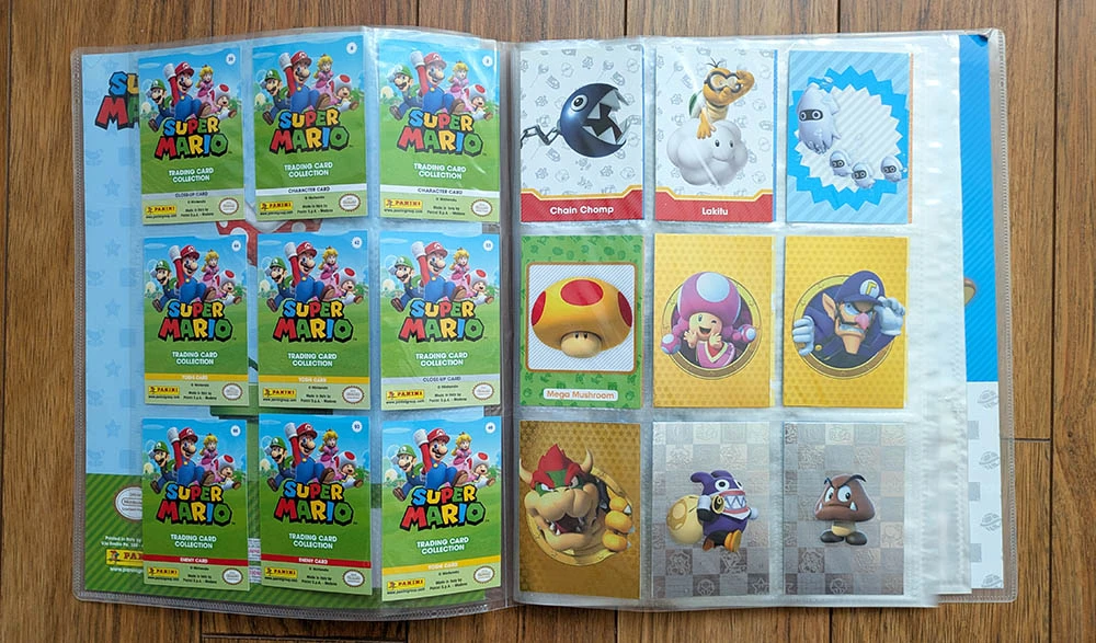 Super Mario Collector Cards and Album - EXCELLENT CONDITION - photo 4