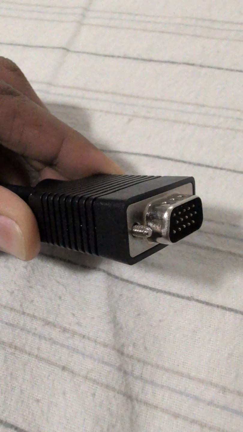 Black VGA to VGA High Quality and High Speed cord - photo 3