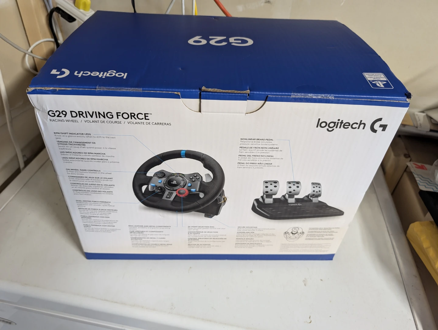 Brand new- Logitech G29 Driving Force Racing Wheel & Pedals - photo 2