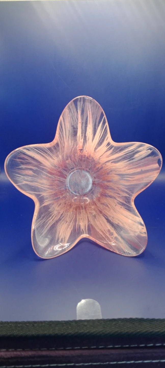 Pink Swirled Glass Bowl - photo 3