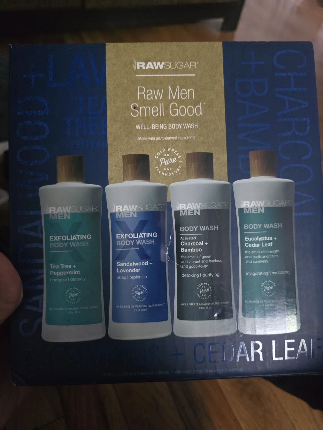 Raw Sugar Raw Men Smell Good Body Wash Set