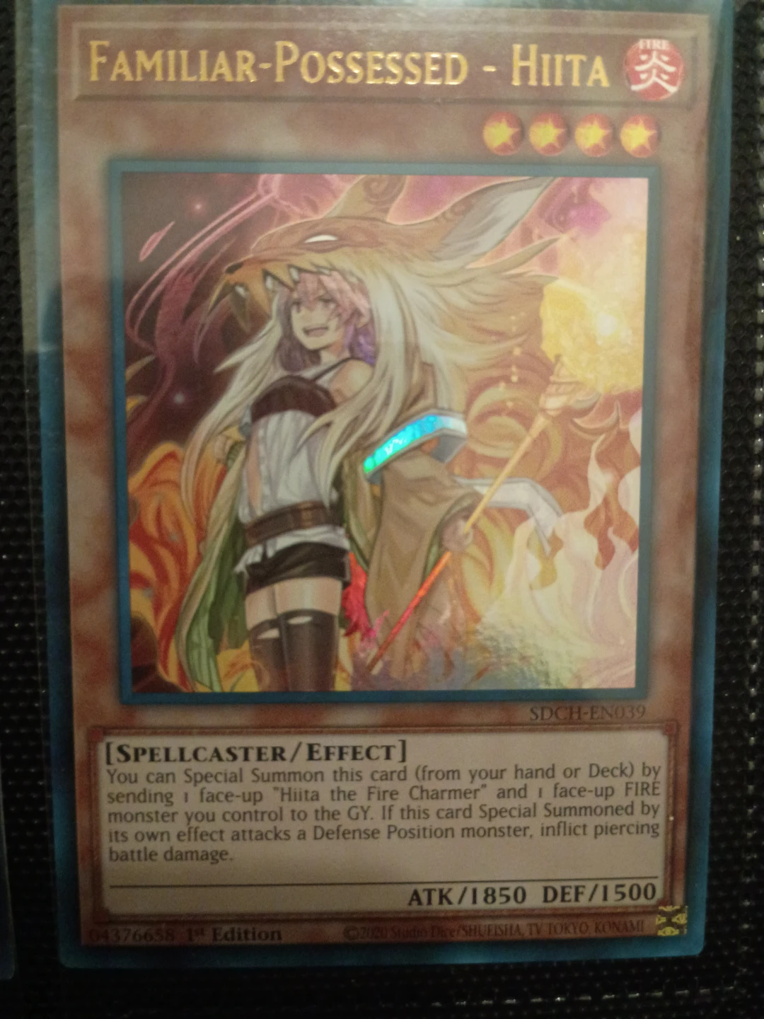 Yu-Gi-Oh! Familiar-Possessed - Hiita SDCH-EN039 1st ⚽