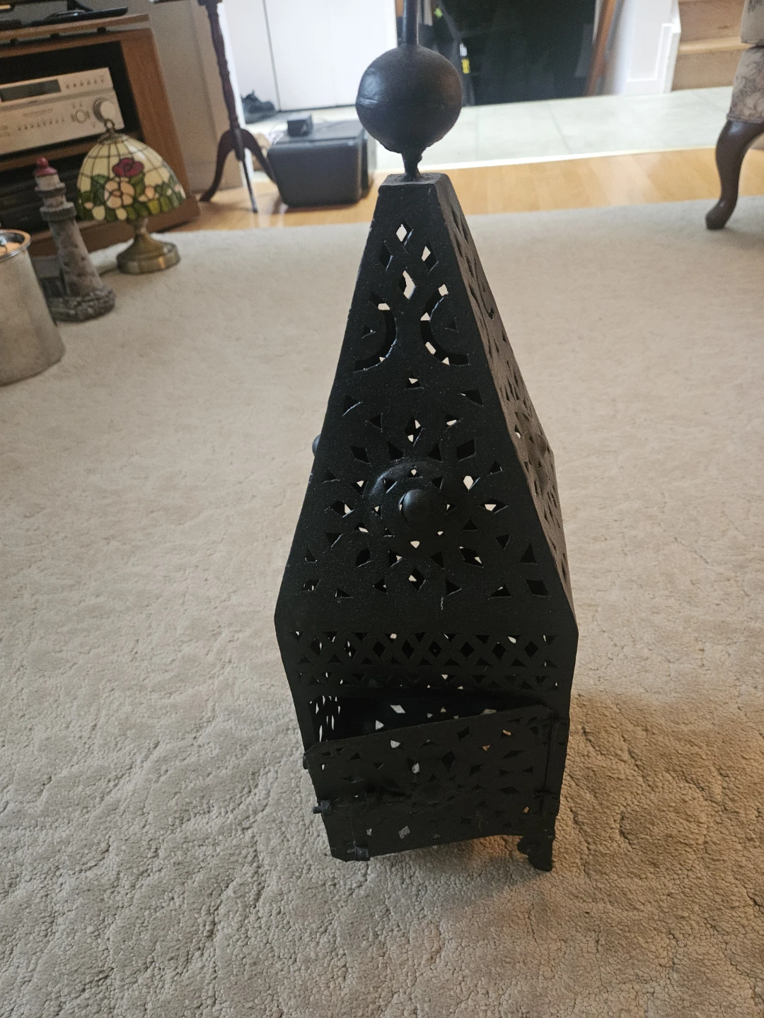Black Decorative Lantern - photo 2